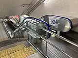 構内のオートウォーク（2023年2月）