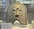 鬼瓦三河天平の里資料館展示。