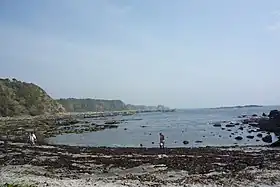 三浦市毘沙門の海岸
