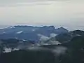 諏訪山からの二子山