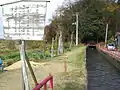 隧道になる上江用水