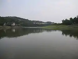 蘇家湾鎮を流れる沱江