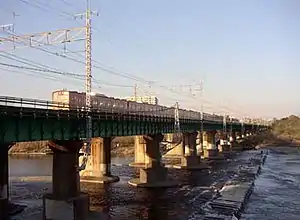 中央本線多摩川橋梁