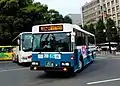 西工58MC車体の路線車日野U-HT2MMAAブルーリボン