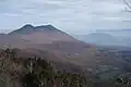 九頭龍山から見た黒姫山