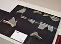 須恵器片池田市立歴史民俗資料館展示。