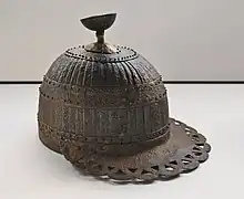 二本松山古墳 眉庇付冑福井県永平寺町。東京国立博物館展示。
