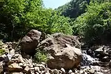 二股の尾根取付点