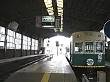 旧駅舎構内(2007年9月)