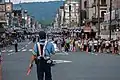 祇園祭時の祇園四条から望む祇園商店街