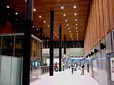 改札口付近の様子