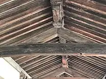 人字形割束(叉首) 法隆寺回廊