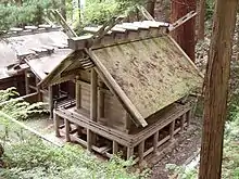 国宝・仁科神明宮本殿(2008年5月12日撮影)