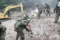 人命救助活動の様子