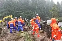 検索・救助活動の状況