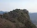 伊予ヶ岳山頂部