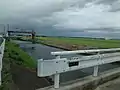 瓜生川と水田