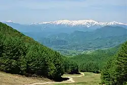 たかつえスキー場からの燧ヶ岳と会津駒ヶ岳
