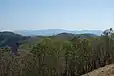 山頂から東北東の眺望。八経ヶ岳と釈迦ヶ岳