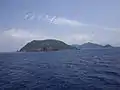 海上からの佐多岬灯台