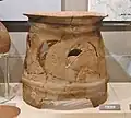 円筒埴輪明治大学博物館展示。
