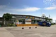 ドップラー・レーダーを設置していた頃の駅舎（2011年8月）