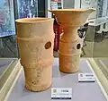 円筒埴輪・朝顔形埴輪浜松市地域遺産センター展示。