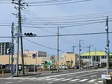 八幡宿駅東口交通広場前