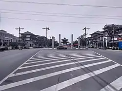 市街地北側の229省道