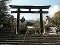 旧鳥居（2011年（平成23年）撤去）