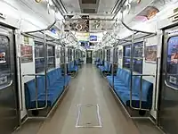 5次車の更新後の車内