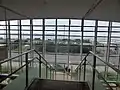利尻空港駐車場と礼文島