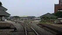 前鎮調車場方向からの高雄機廠