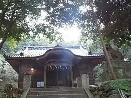 勝占神社の拝殿