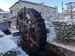 勝山町並み保存地区の水車