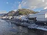 中橋からの太鼓山と城山