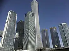 本社の中国尊ビル(画像中央)