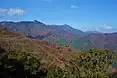 北尾根コース（八合目）から鎌ヶ岳・御在所岳・釈迦ヶ岳を望む
