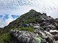 北岳山頂直下にて