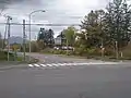 北海道道1156号森インター線・起点(国道5号側から)