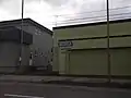 北海道道1028号森砂原線・北海道道794号森停車場線重複区間の道路の通称名（119-B）「3・4・8大通」及び路線名標識