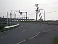 北海道道935号小黒部鰔川線・起点（厚沢部町側から）