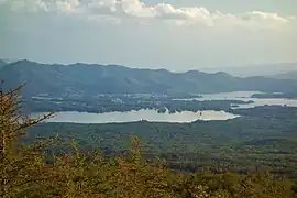 北海道駒ケ岳からの大沼・小沼