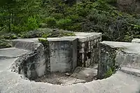 5. 北部監視所。芸予要塞運営時からあったもので、太平洋戦争末期に高射砲隊が駐屯した。