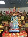 もう一つの神の背後にある斗母元君の像(広東省掲陽市)