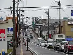 南光台東の街並み(四条通り)