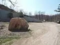南山の登り口。