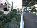 旧4番ホーム待避線跡地(2004年11月)