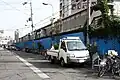 大阪市西成区萩之茶屋3丁目付近 三角公園横（2010年）