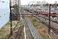 天王寺駅付近の廃線跡（2010年）